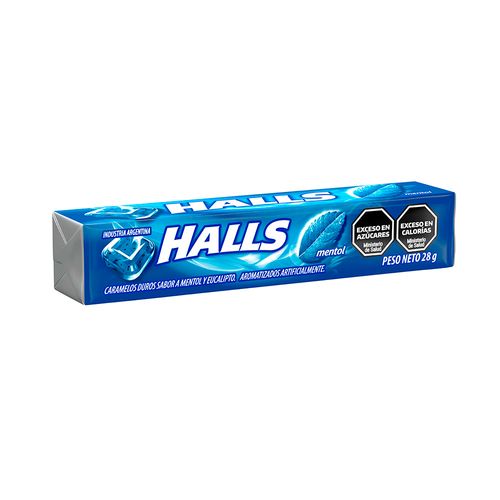 Caramelos Halls Mentho X34g