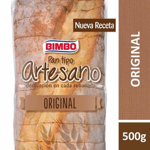 Pan Blanco Artesano Bimbo 500 Gr