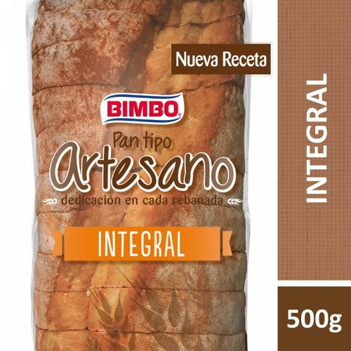 Pan Integral Artesano Bimbo 500 Gr