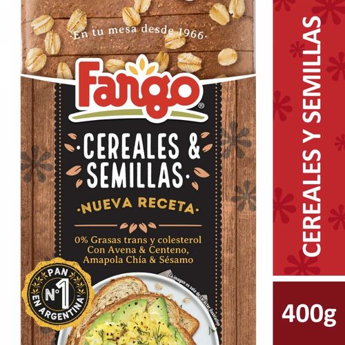 Pan Mix De Cereales Fargo 400 Gr