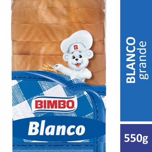 Pan Blanco Bimbo 550 Gr