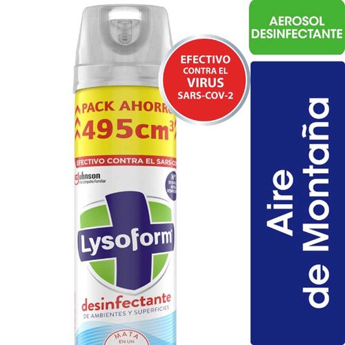 Desinfectante De Ambientes Lysoform Original Aero 495ml