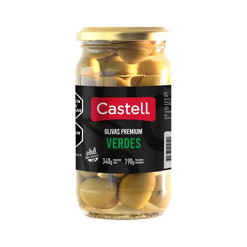 Aceituna Castell Verde Prem X340g