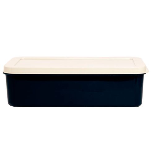 Contenedor Buply Rectangular Azul/beige 2,6  L