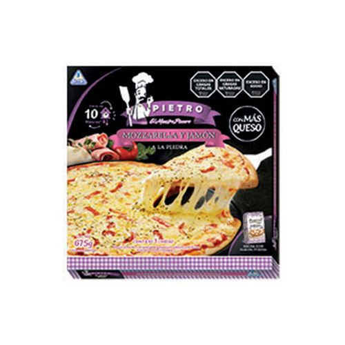 Pizza Pietro Mozzarella Y Jamon 510g