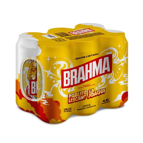 Cerveza Brahma Musica 2023 473 Ml X 6 Un
