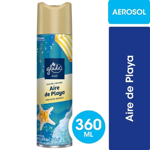 Desodorante Ambiente Glade Aerosol Aire De Playa 360ml