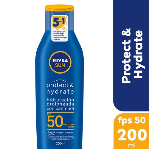 Protector Solar Nivea Protect & Hydrate Fps 50 200 Ml