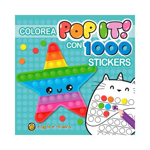 Libro Pop It Estrella - 1000 Stickers Guadal