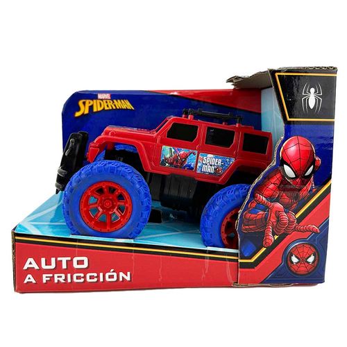 Camioneta A Fricción Con Ruedas De Goma Spider