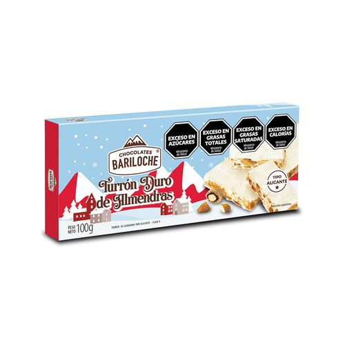 Turrón Bariloche De Almendras X 100 Gr