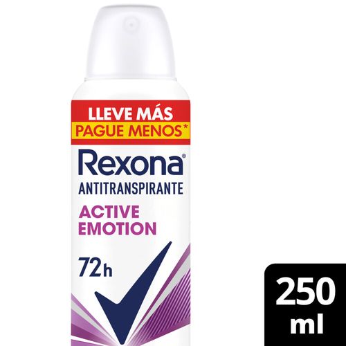 Desodorante Rexona Active Emotion Women 250 Ml