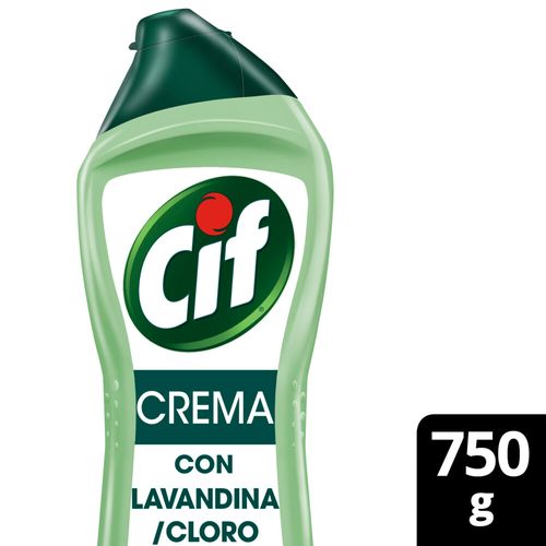 Limpiador En Crema Con Lavandina/Cloro 750 Gr Cif