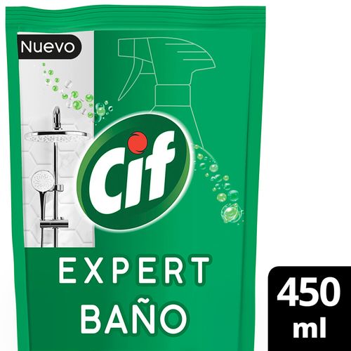 Limpiador Para Baño Cif Expert 450 Ml Doypack