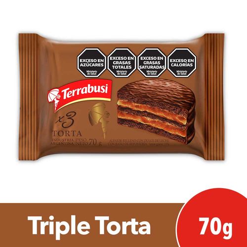 Alfajor Terrabusi Triple Torta 70g.