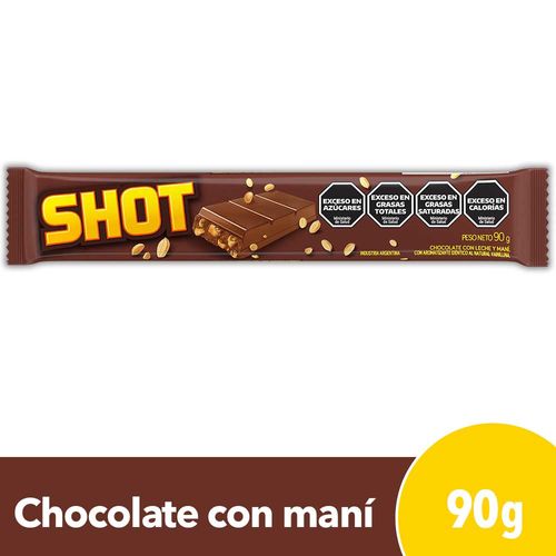 Chocolate Con Maní Shot 90g.