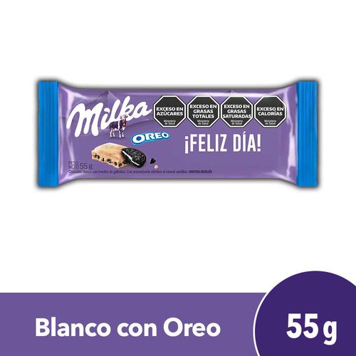 Chocolate Milka Oreo Blanco 55 Gr