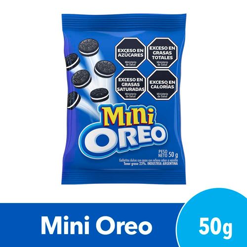 Galletitas Oreo Mini Rellenas Sabor Original 50 Gr