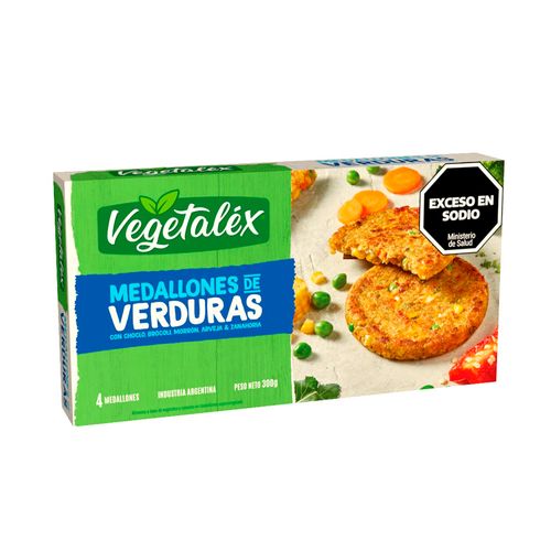 Medallón Vegetalex De Verduras 300 Gr