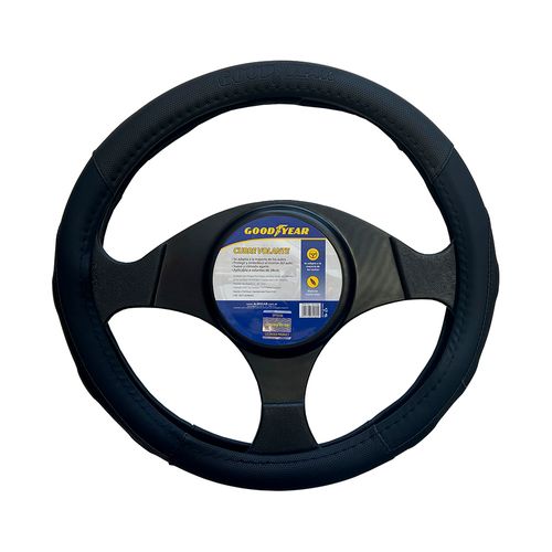 Cubre Volante Goodyear, Negro Combinado Picado