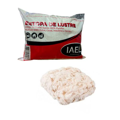 Estopa De Lustre Blanca 300gr Iael