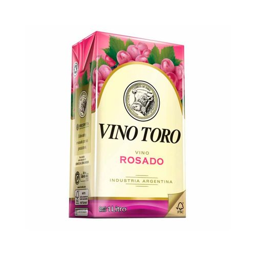 Vino De Mesa Toro Rosado  1 Lt