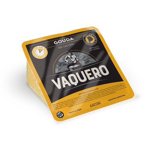Queso Gouda Paquete X Kg Vaquero