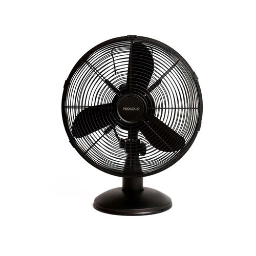 Ventilador De Mesa Retro  12" Vd-16m Negro Protalia