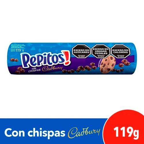 Galletitas Pepitos Con Chips De Chocolate 119g.