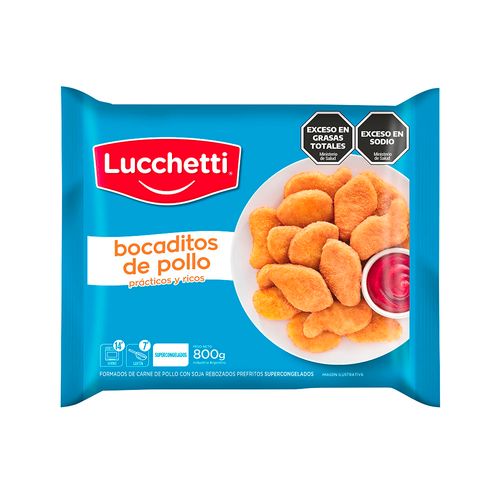 Bocaditos De Pollo Lucchetti 800gr