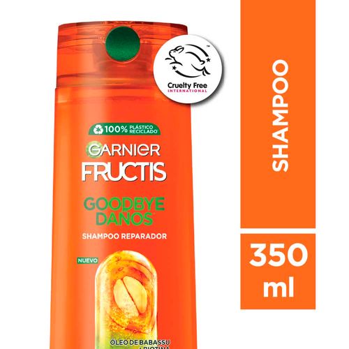 Shampoo Garnier Fructis Cabellos Dañados Goodbye Daños 350 Ml