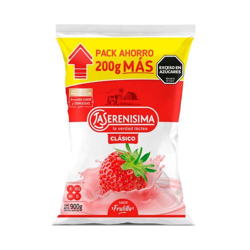 Yogur La Serenisima Clasico Frutilla 110 Gr