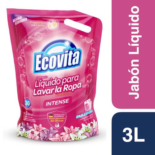 Detergente Liquido  Ecovita Intense Doypack 3000ml