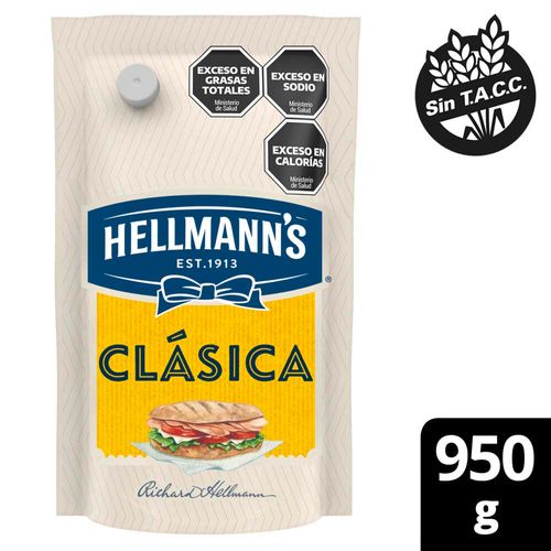 Mayonesa Clasica Hellmann's 950 Gr