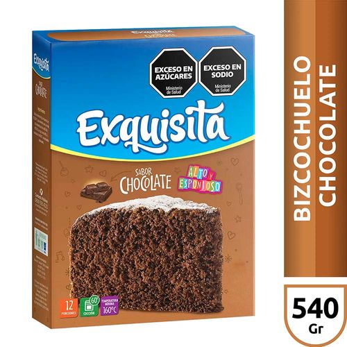 Bizcochuelo Exquisita Chocolate X540g