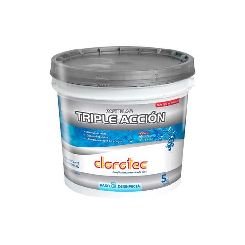 Pastillas Triple Accion 5kg Hth Clorotec