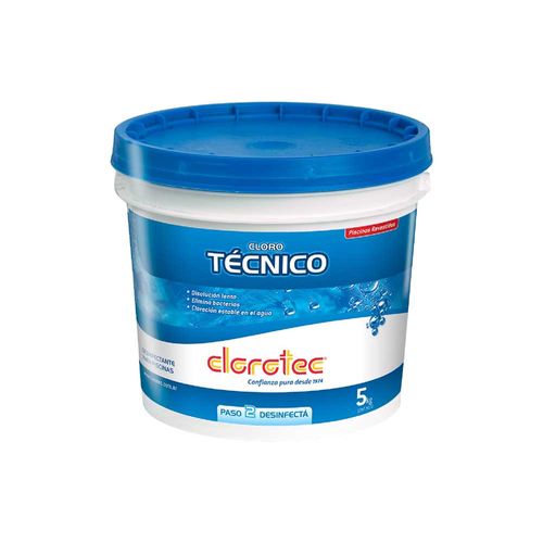 Cloro Granulado Tecnico 5kg Hth  Clorotec