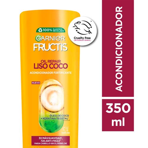 Acondicionador Fructis Liso Coco 350 Ml