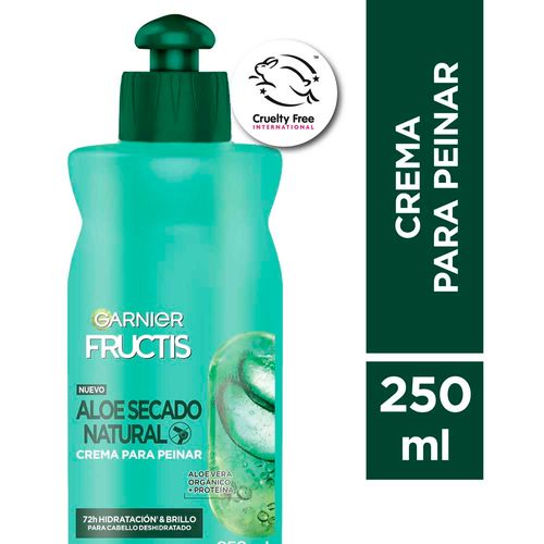 Crema Para Peinar Fructis Aloe Hidra Clean 250 Ml