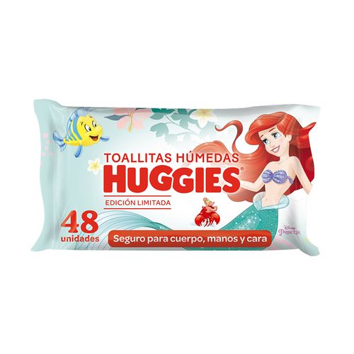 Toallas Húmedas Huggies La Sirenita 48u