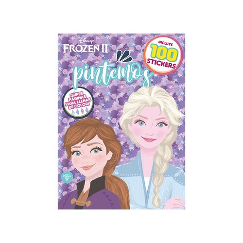 Libro Frozen-coloring Con Stickers Vertice