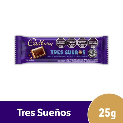 Chocolate Cadbury Tres Sueños 25g