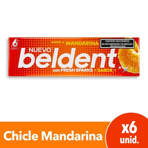 Chicles Beldent Mandarina 20g