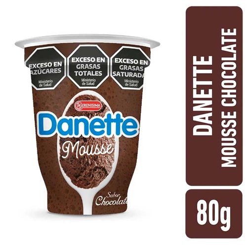 Postre Mousse Danette Chocolate 80g.