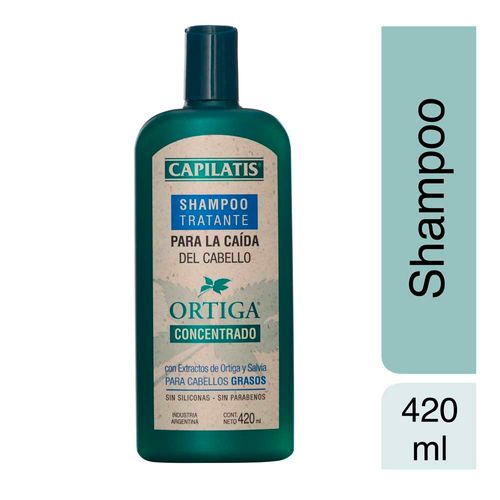 Shampoo Capilatis Ortiga Graso Concentrado 420 Ml