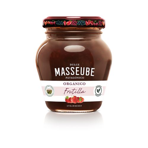 Dulce Masseube Organico Frutilla X 350 Gr