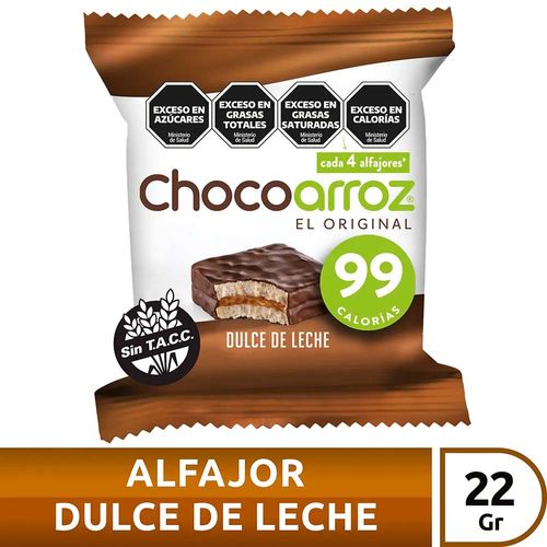 Alfajor Dulce De Leche Chocoarroz 22 Gr