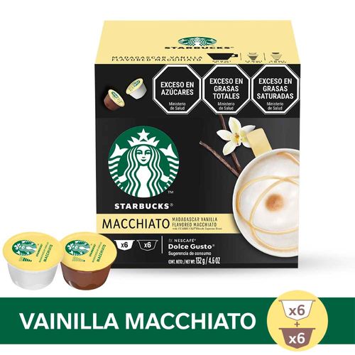 Starbucks® Cápsulas Madagascar Vainilla Macchiato X 12u.