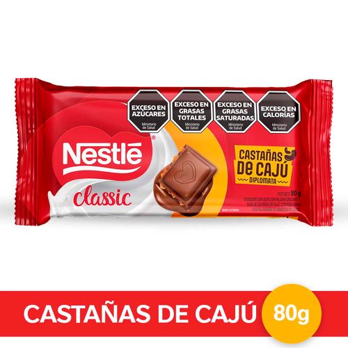 Chocolate Con Castañas Diplomata Nestlé® 80 Gr