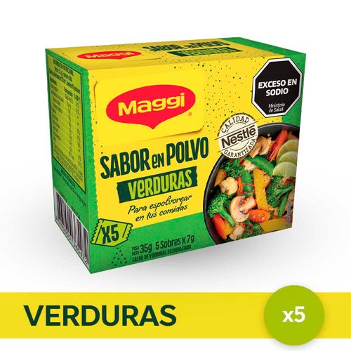 Maggi® Sabor En Polvo Carne X 5u.